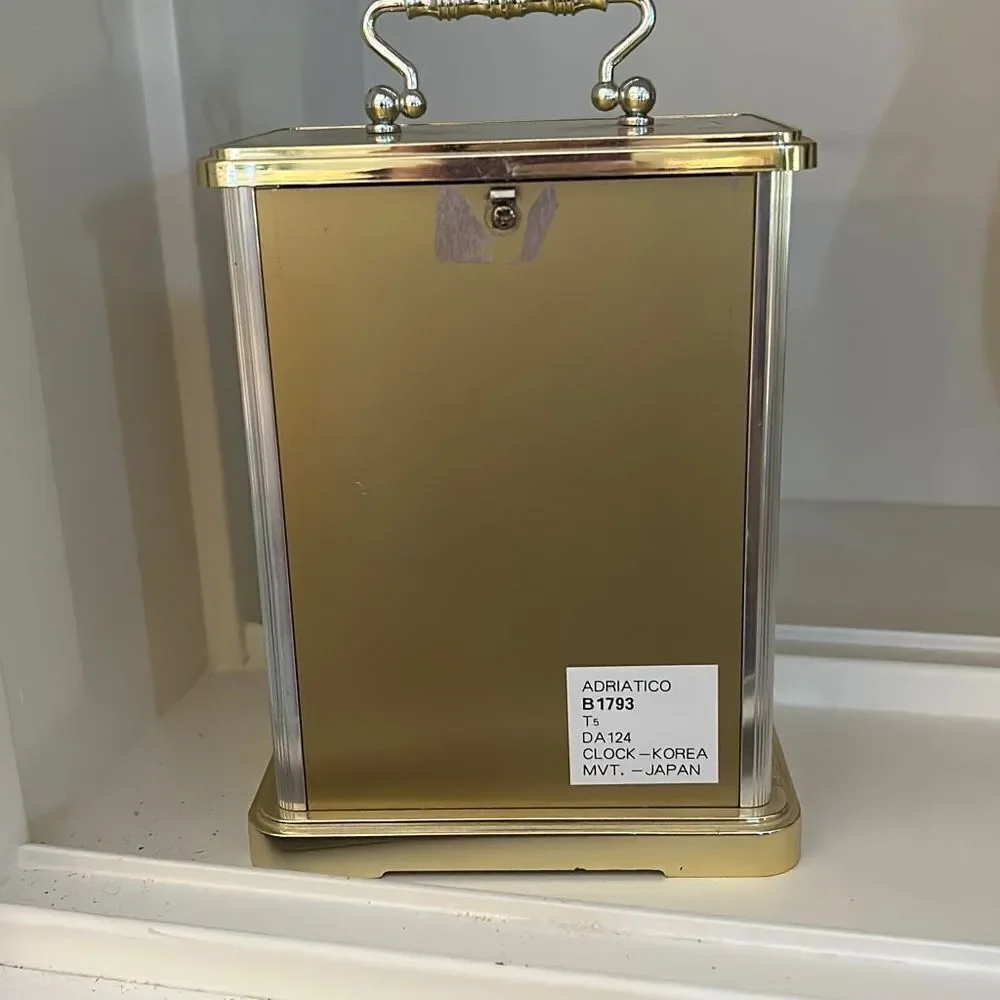 Bulova Gold Table Clock